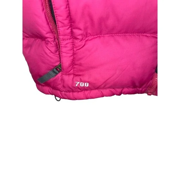 The North Face 700 Fill Down Puffer Vest Womens Small S/PPink Sleeveless‎